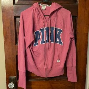 Pink hoodie size Large